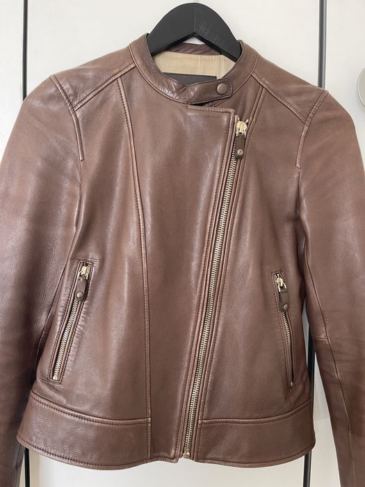 Жіноча шкіряна куртка Massimo Dutti