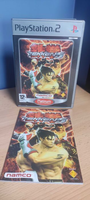 Tekken 5 PS2 PlayStation 2 skandynawska okladka gra angielski komplet
