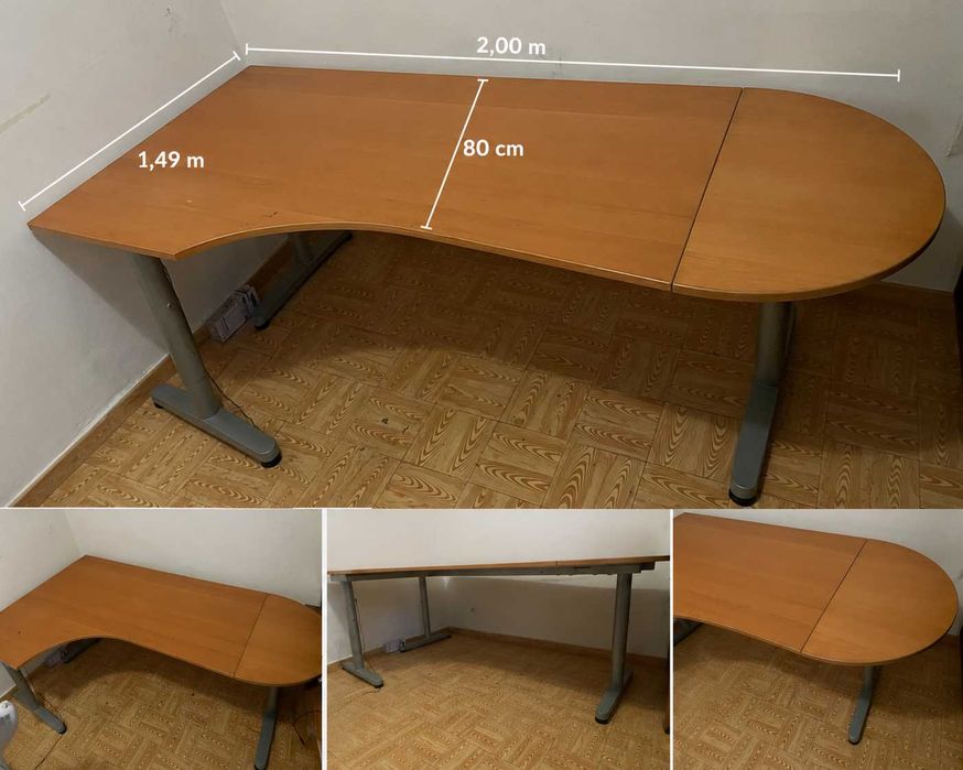 Secretária IKEA GALANT em L 200 cm | Preço negociável.