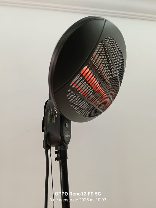 Aquecedor Elétrico_C/ Pé_de Parede_Esplanada_Comercio_Habitação_Jardim
