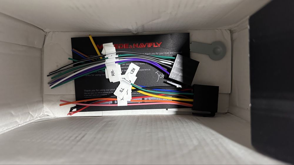 Auto radio com display 1 Din Novo