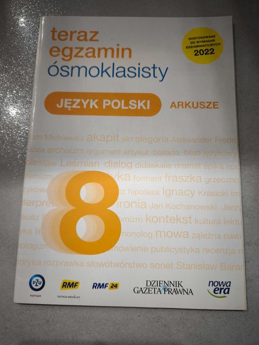 Teraz egzamin ośmioklasisty, język polski arkusze, Nowa Era