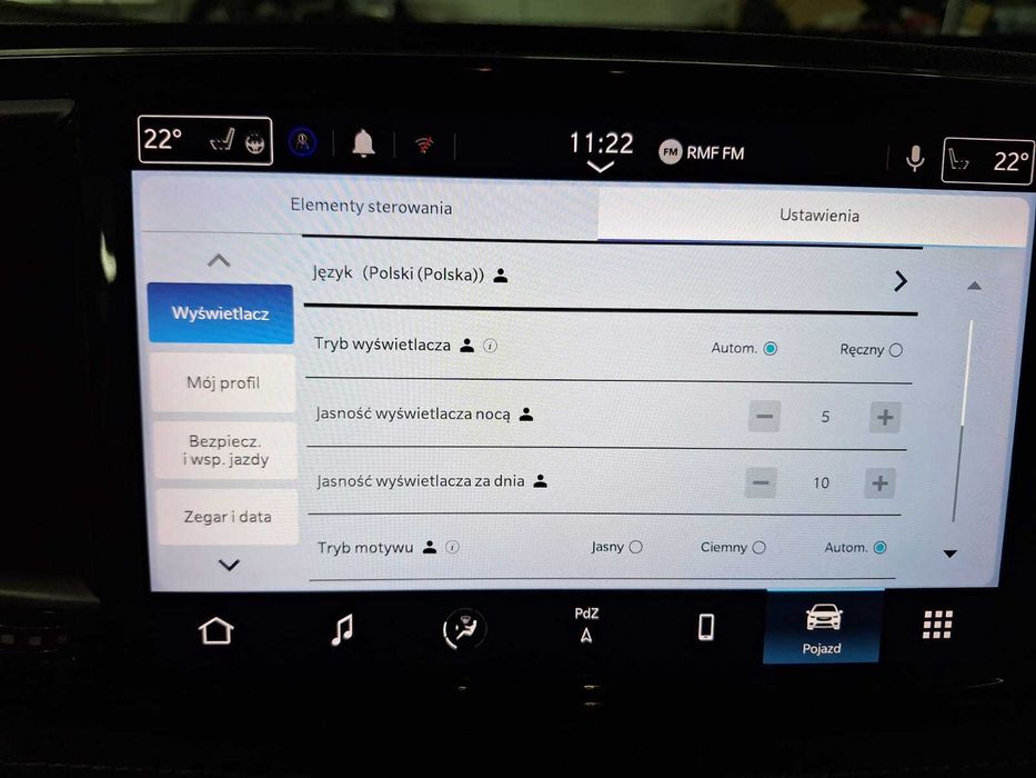 Konwersja radia i lampy USA-EU Dodge Jeep Chrysler RAM i inne