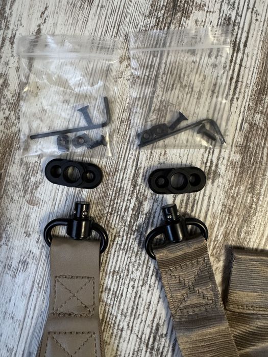 Ремінь для зброї оружия з антабками AR-15 M-lok  QD