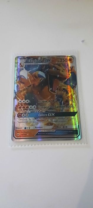 Carta pokemon Charizard gx
