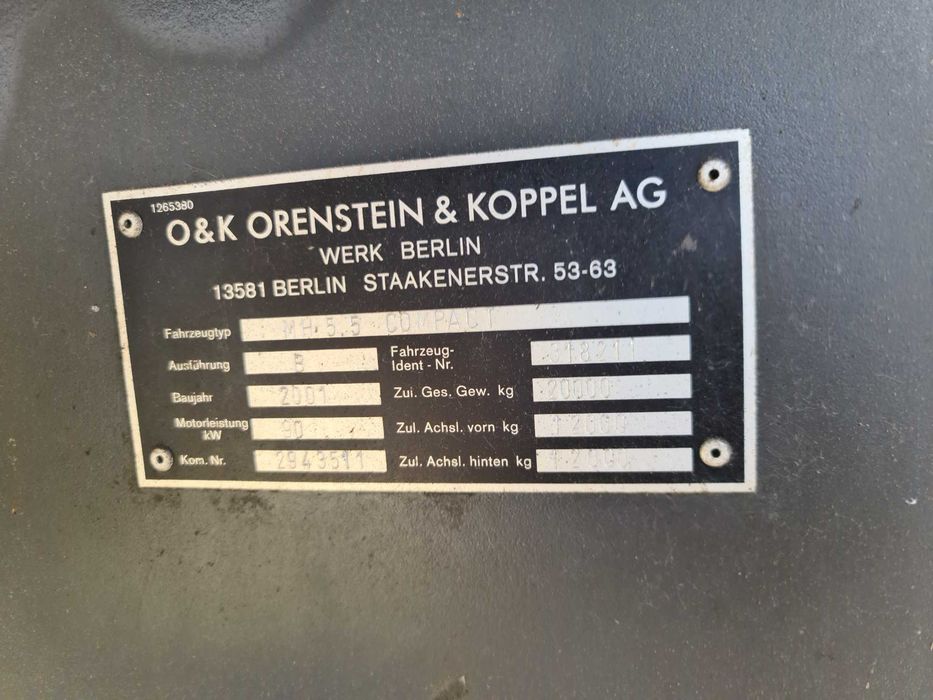 Koparka kołowa  O&K MH5 Compact 7100 mth