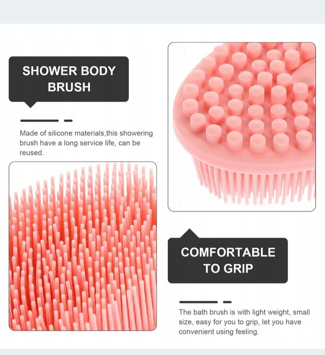 Myjka sylikonowa do ciała.