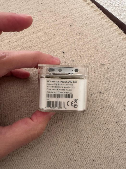 Ipod Shuffle na caixa