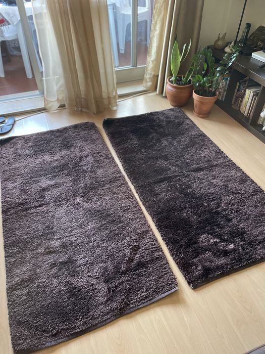 Conjunto Tapetes Castanhos