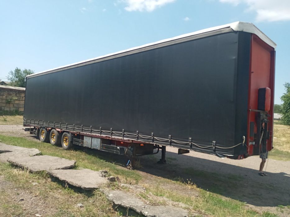 Тент с полупріцепа