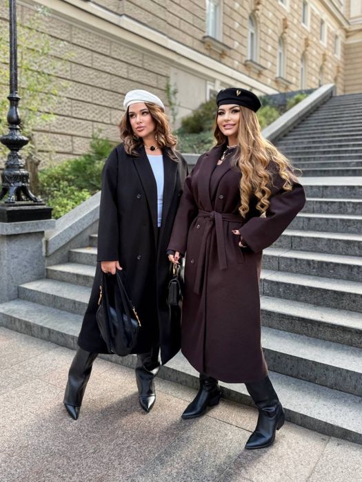 Женское пальто шерсть+кашемир с утеплителем батал 48-58 Жіноче пальто