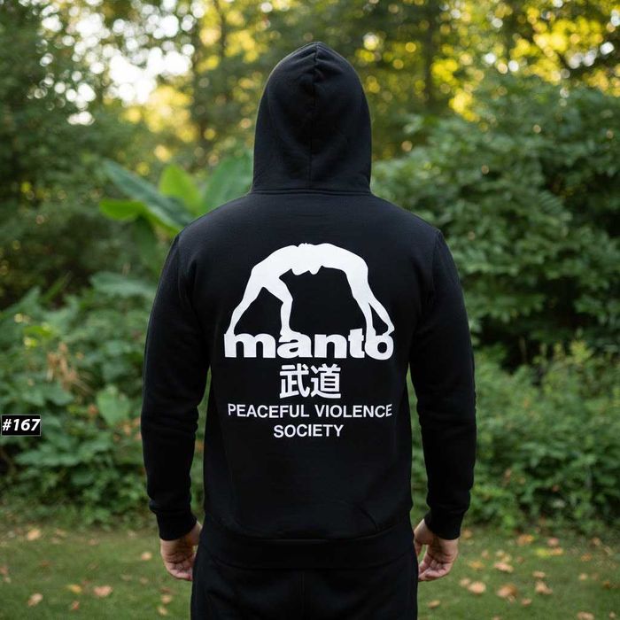 MANTO x Panku Худи Мужское - МАНТО Зіпка Чорна (ХС С М Л ХЛ)