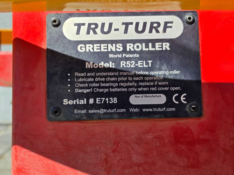Walec Elektryczny do Greenów TRU-TURF R52-ELT | Maszyna Golfowa PGA