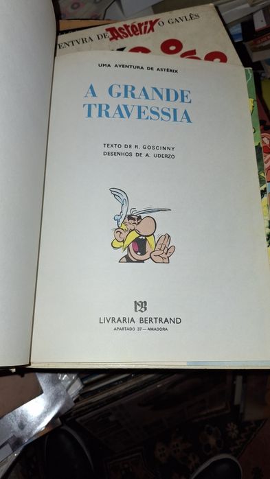 Astérix e o caldeirão a grande travessia bd