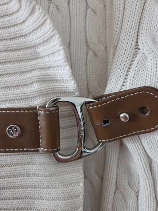 Sweterek Ralph Lauren warkocz