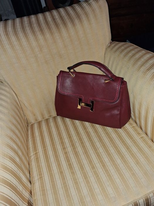 Mala de mão bordeux