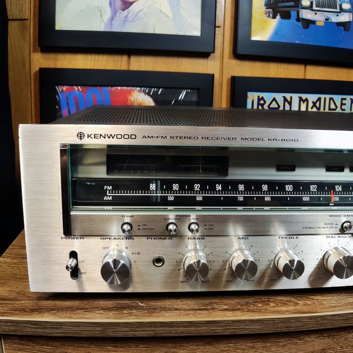 Amplituner Kenwood AM-FM STEREO RECEIVER KR-8010 Vintage