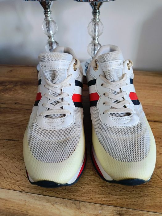 Buty Tommy Hilfiger 41 białe sneakersy