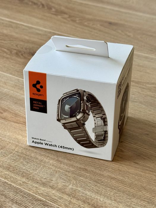 Capa + Bracelete Metal Armor Pro para Apple Watch (45mm) Spigen