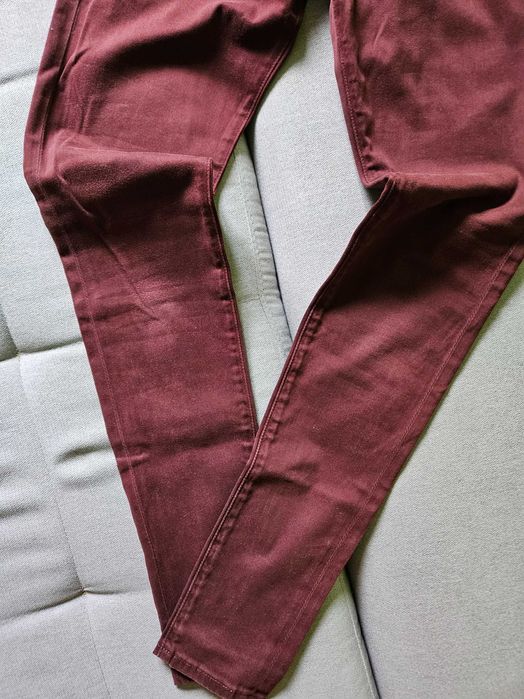 Spodnie Vitkac Adriano Goldschmied roz. XS bordowe Moliera2