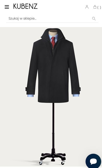 Nowa kurtka męska Kubenz model Dante.   
Kolor czarny, z metką.