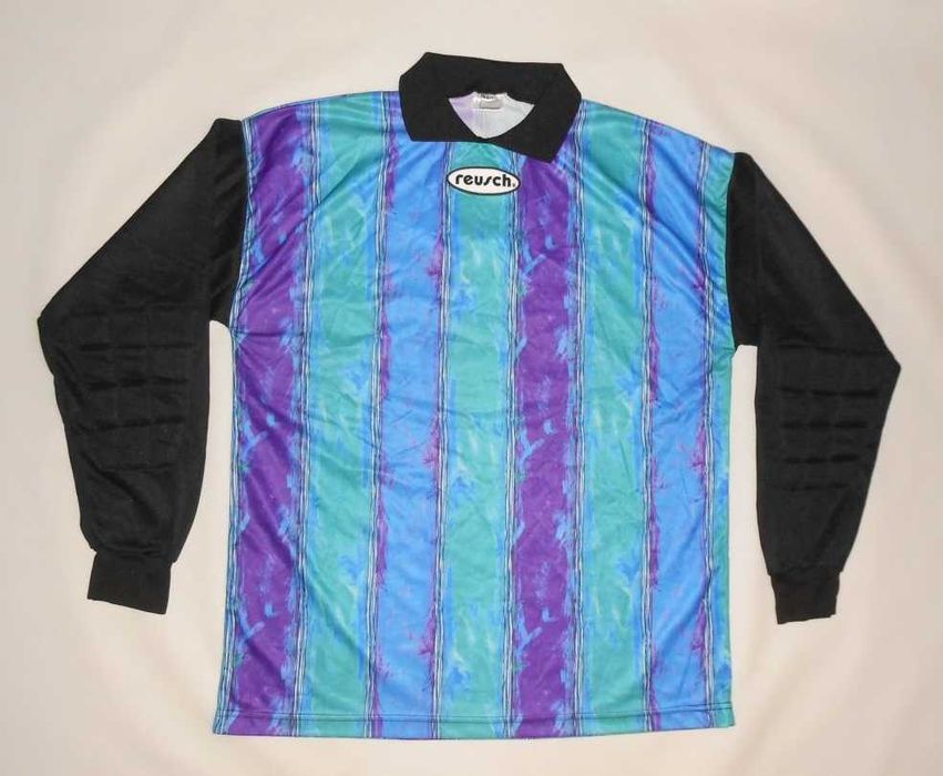 Nowa koszulka bramkarska GK Vintage Reusch 90s - #1 - długi rękaw (XL) Made in England Goalkeeper