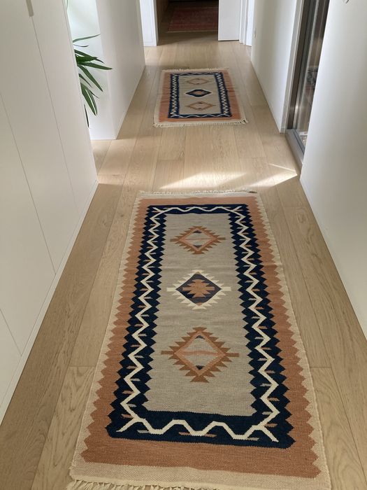 Tapetes kilim originais  :as medidas 1.65x72