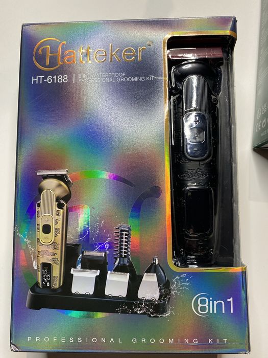 Profesjonalna maszynka do strzyżenia włosów. Złota i Czarna