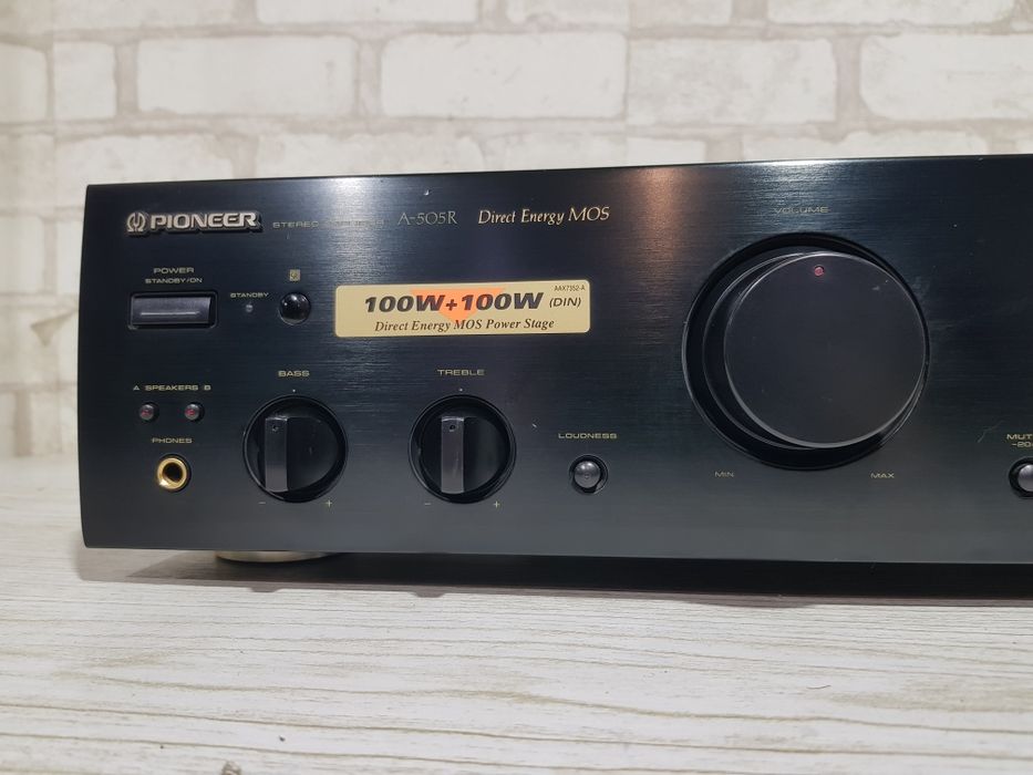 Стерео підсилювач PIONEER A-505, *2x100 Вт, б/у з Німеччини