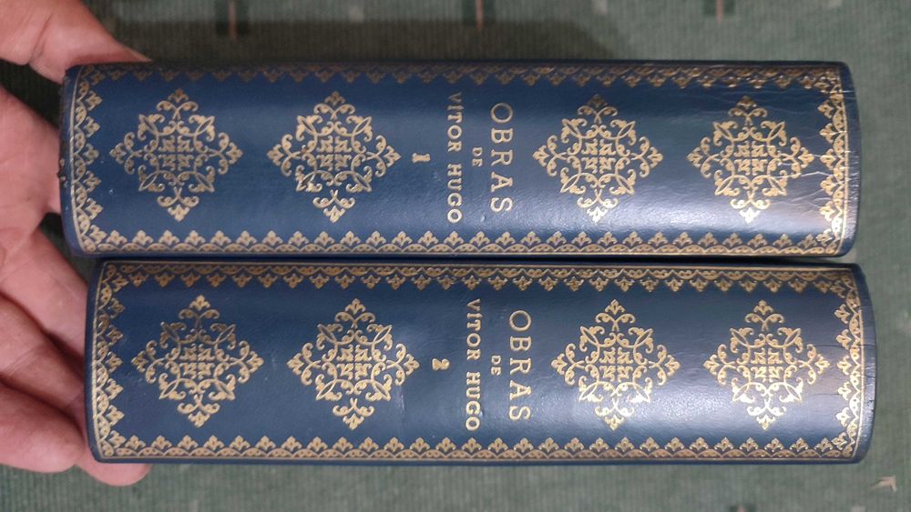 Obras de Vitor Hugo - Edição Lello & Irmão - 2 Volumes