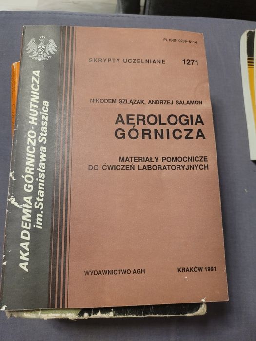 Ksiązka Aerologia górnicza