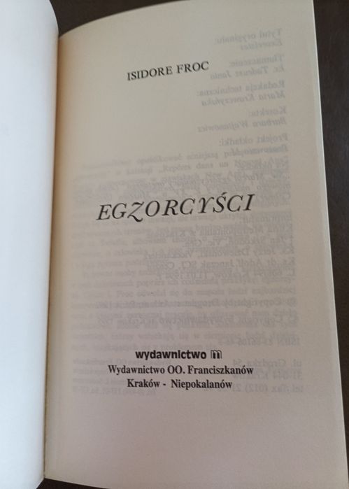 Egzorcyści, Isidore Froc