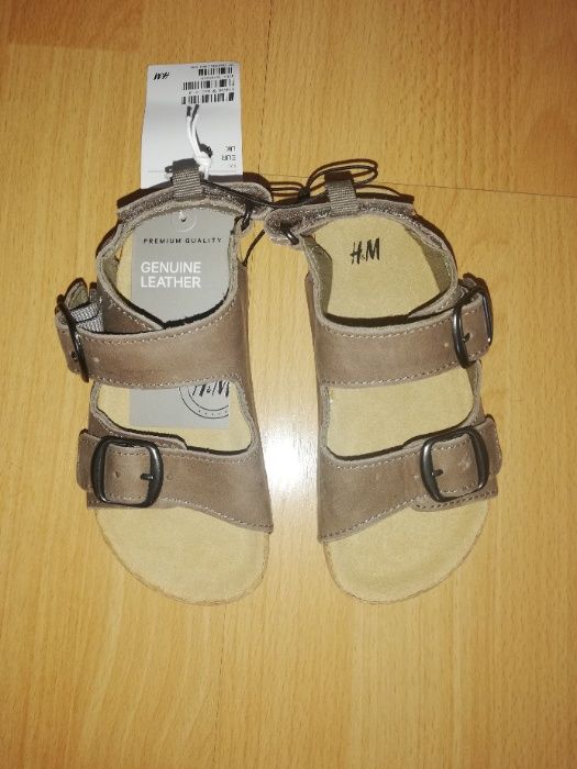 NOWE skórzane sandały H&M 26