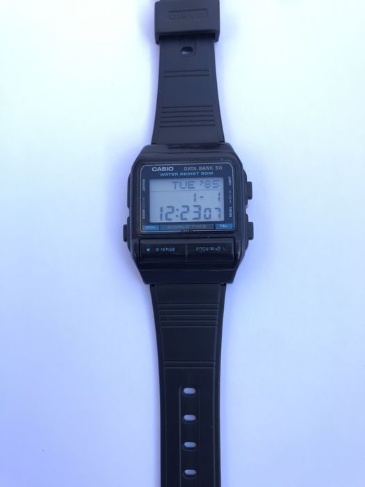 Relógio Casio DB-55 W Modelo - 675 - dos anos 80