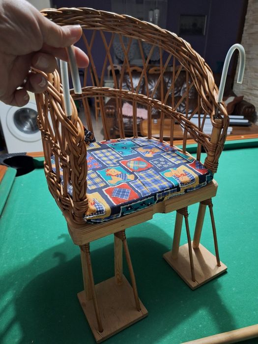 Fotelik wiklinowy na rower