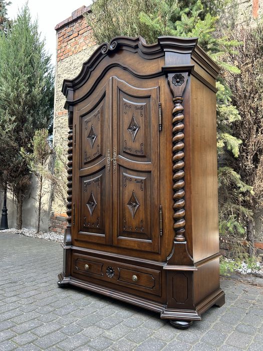 Stylowa Szafa Ubraniowa Kredens Garderoba Ludwik Po Renowacji Uniakt