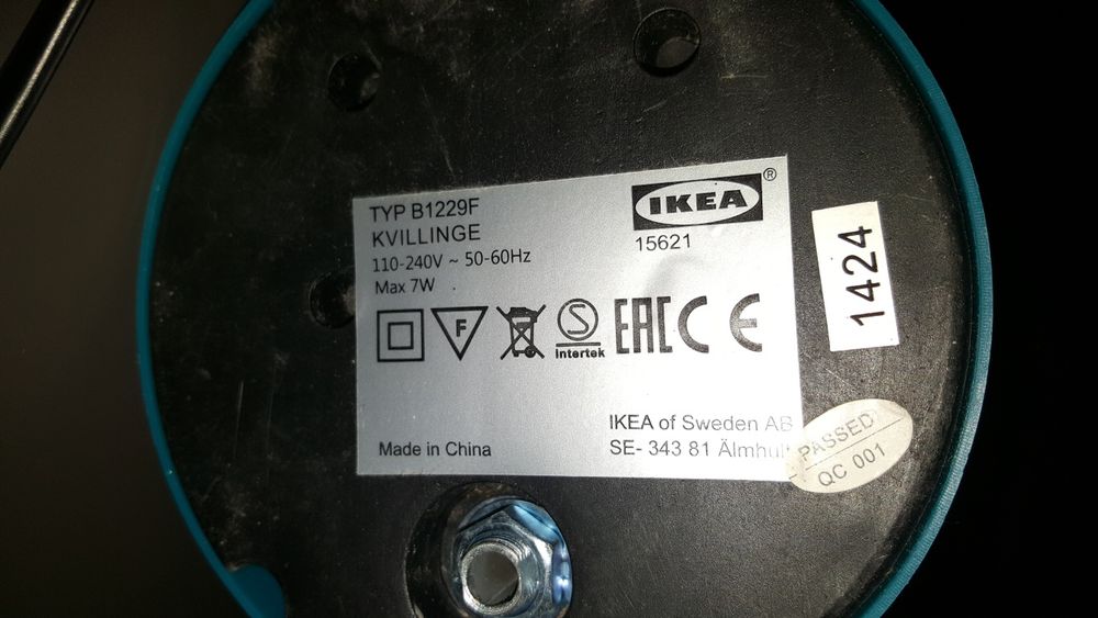 Lampka biurkowa ikea