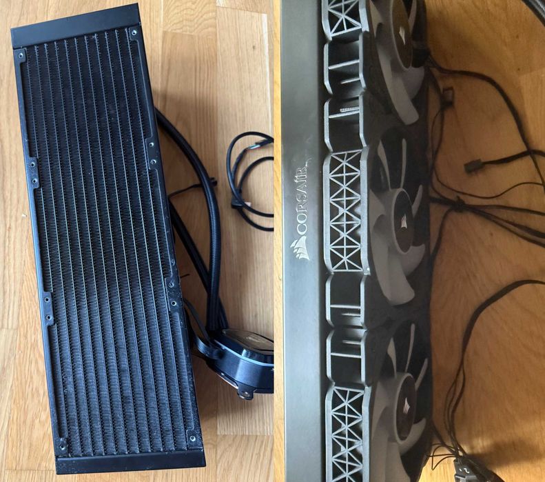 Водянка Corsair iCUE H150i RGB Pro XT (360) / Кулер Gigabyte Aorus ATC800