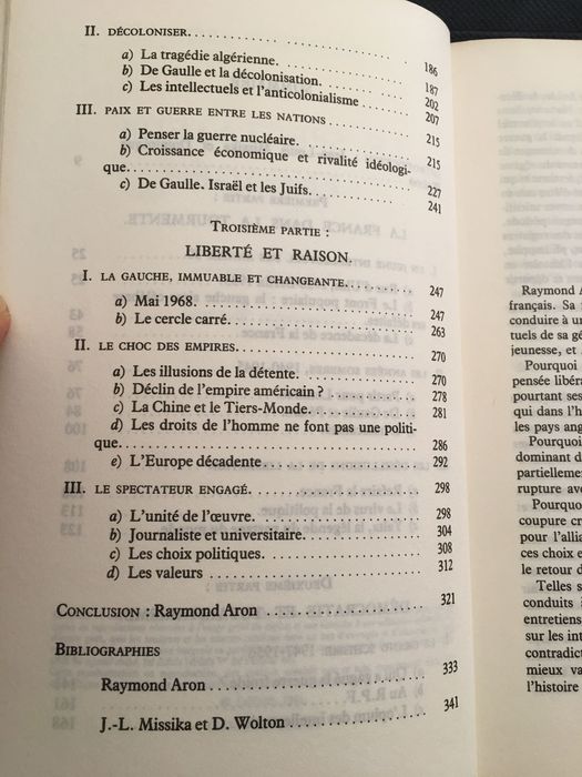 Jacques Maritain / Raymond Aron/ Alain Touraine