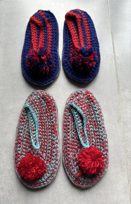 Kapcie damskie filc welna 36