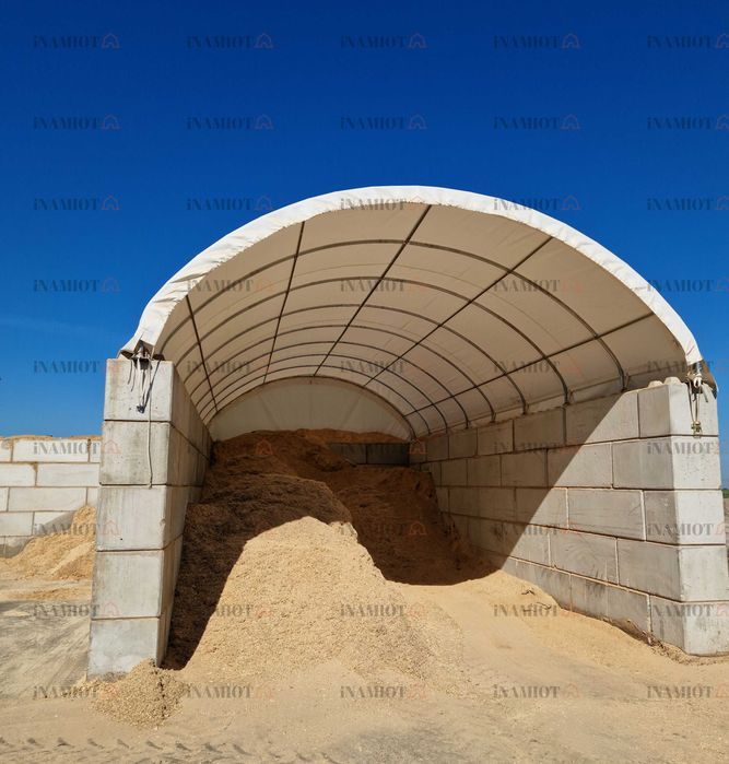 Zadaszenie Kontenerowe 6x6m (wiata tunelowa, magazyn)