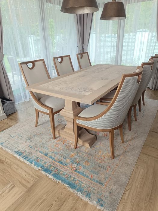 Stół dębowy czeczot topoli  220/100