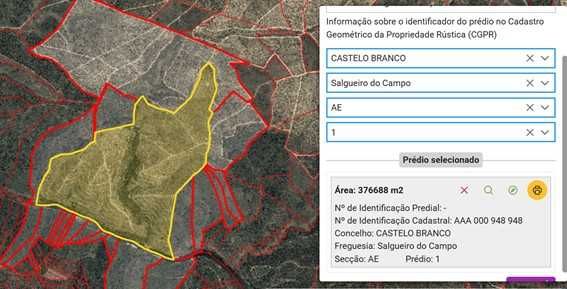 Terrenos Florestal para arrendamento