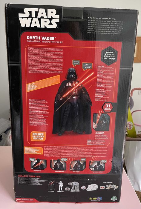 Darth Vader - Figura exclusiva e interativa da Thinkway c/ 43cm (novo)