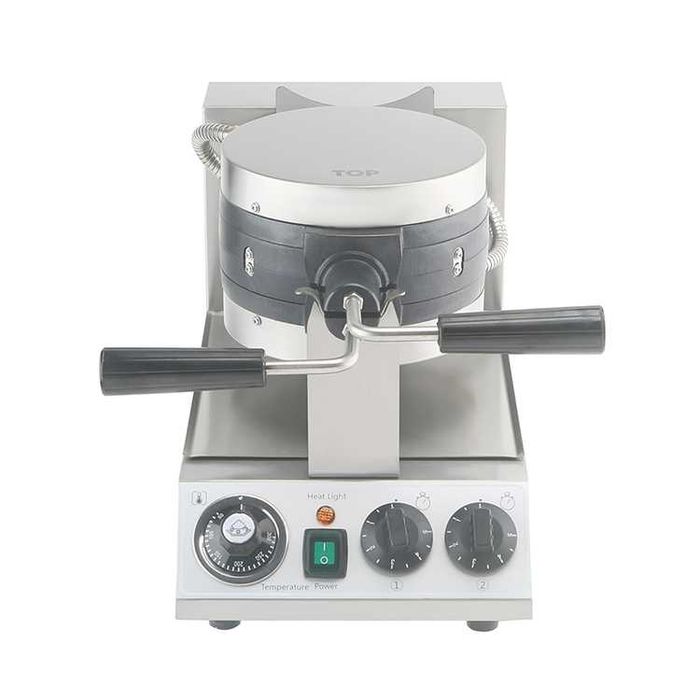 Gofrownica komercyjna obrotowa dwustronna do robienia 8 gofrów 2300W