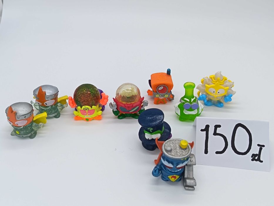 SUPER THINGS/ZINGS figurki złote i najrzadsze