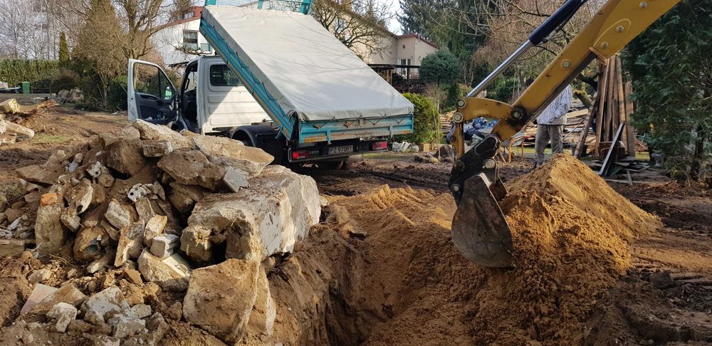 Wywóz Gruzu, Ziemi, Gliny, Urobku, Mała Wywrotka 5ton