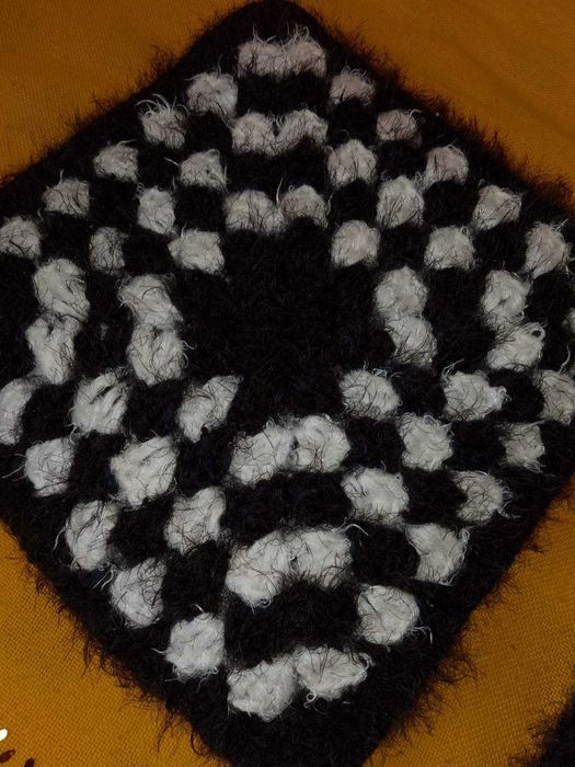 вязані чохли на табуретки