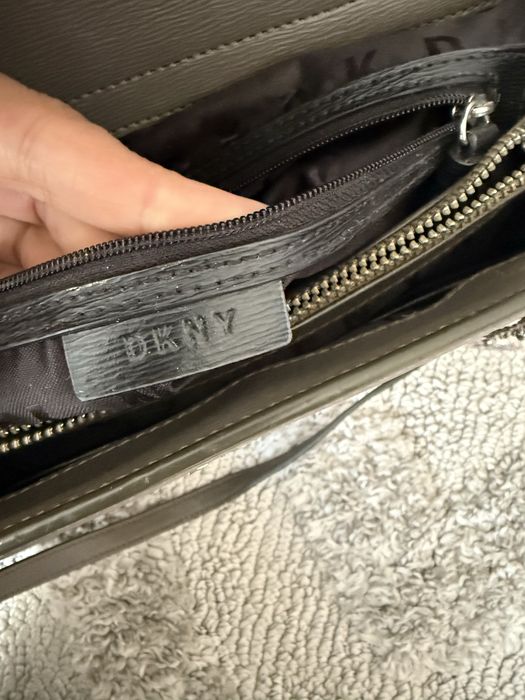 Torebka Dkny skorzana kufer
