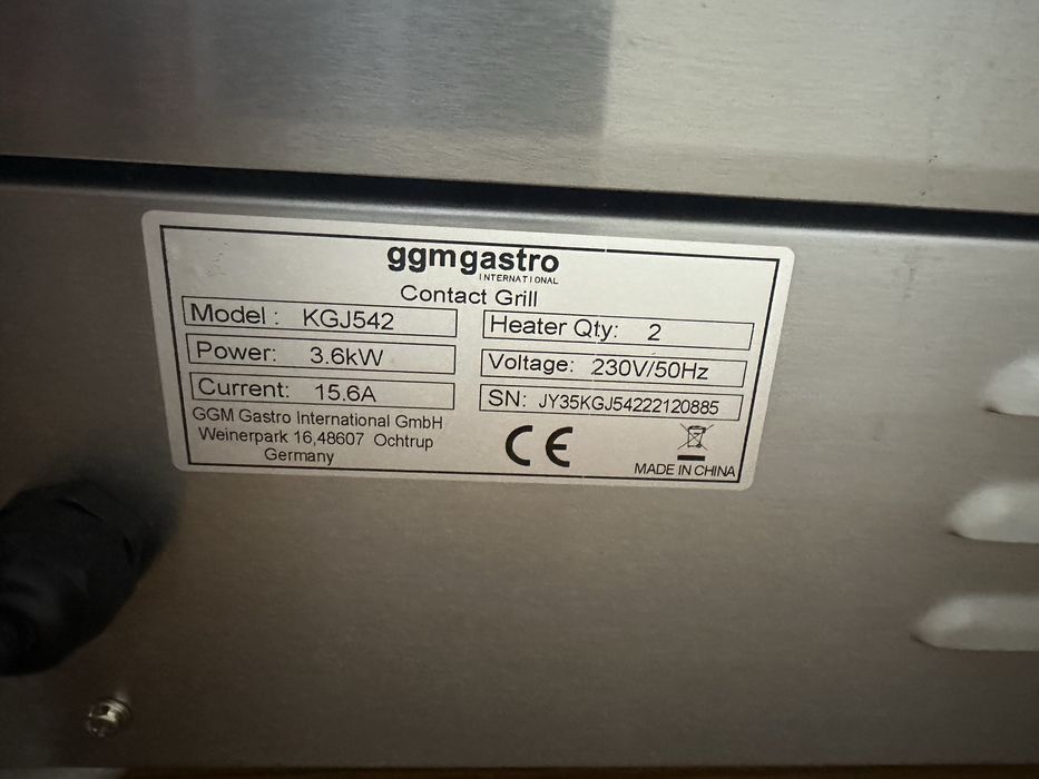 Гриль GGM Gastro подвійний